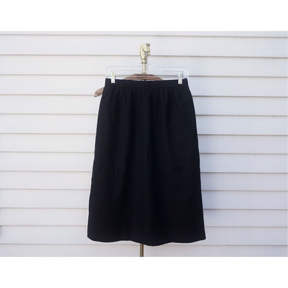 Vintage 90s Evan Picone Wool A-Line High Waist Skirt